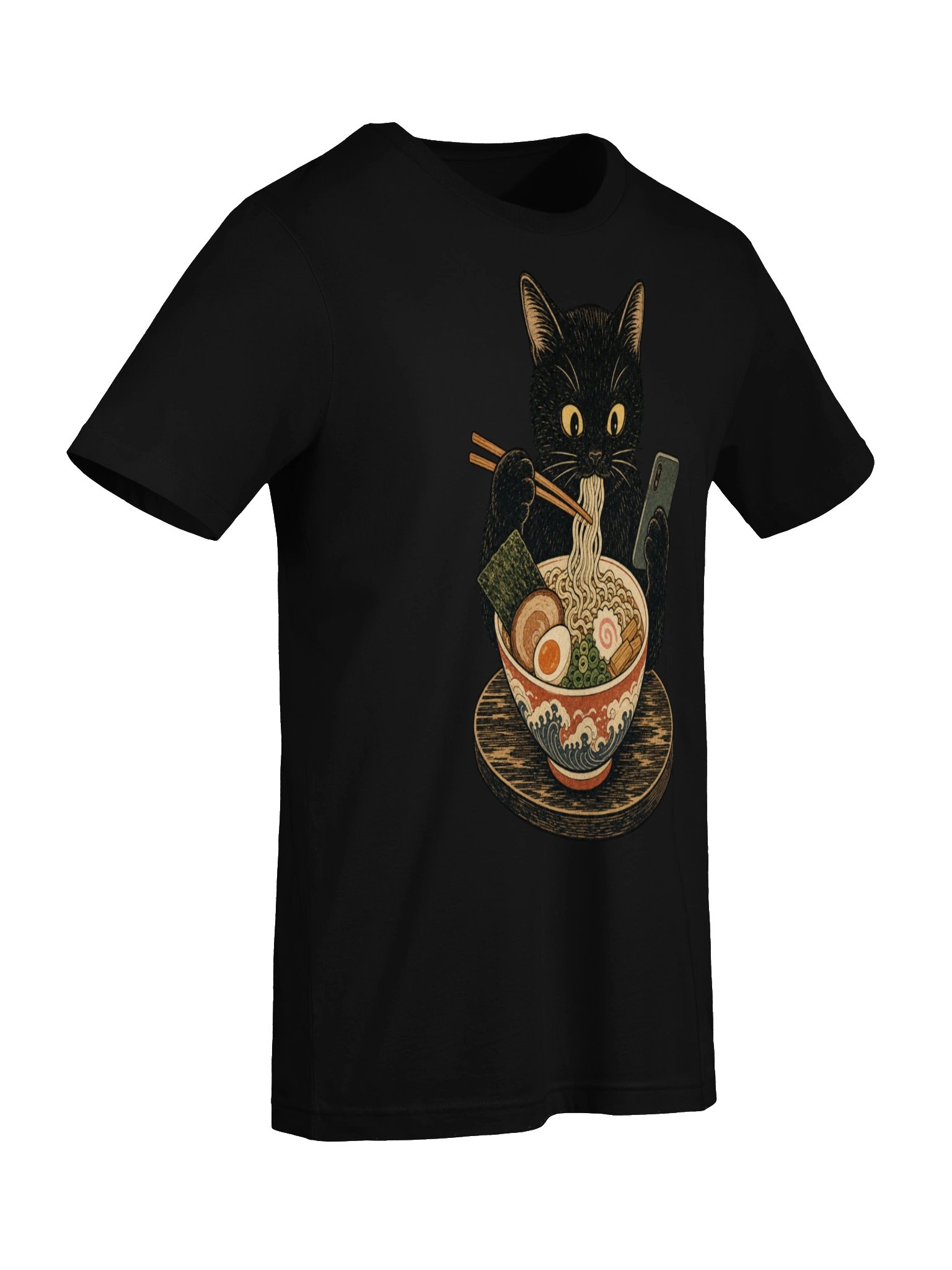 Funny Cat Ramen T-Shirt - Cute Cat Lover Gift product image (27)