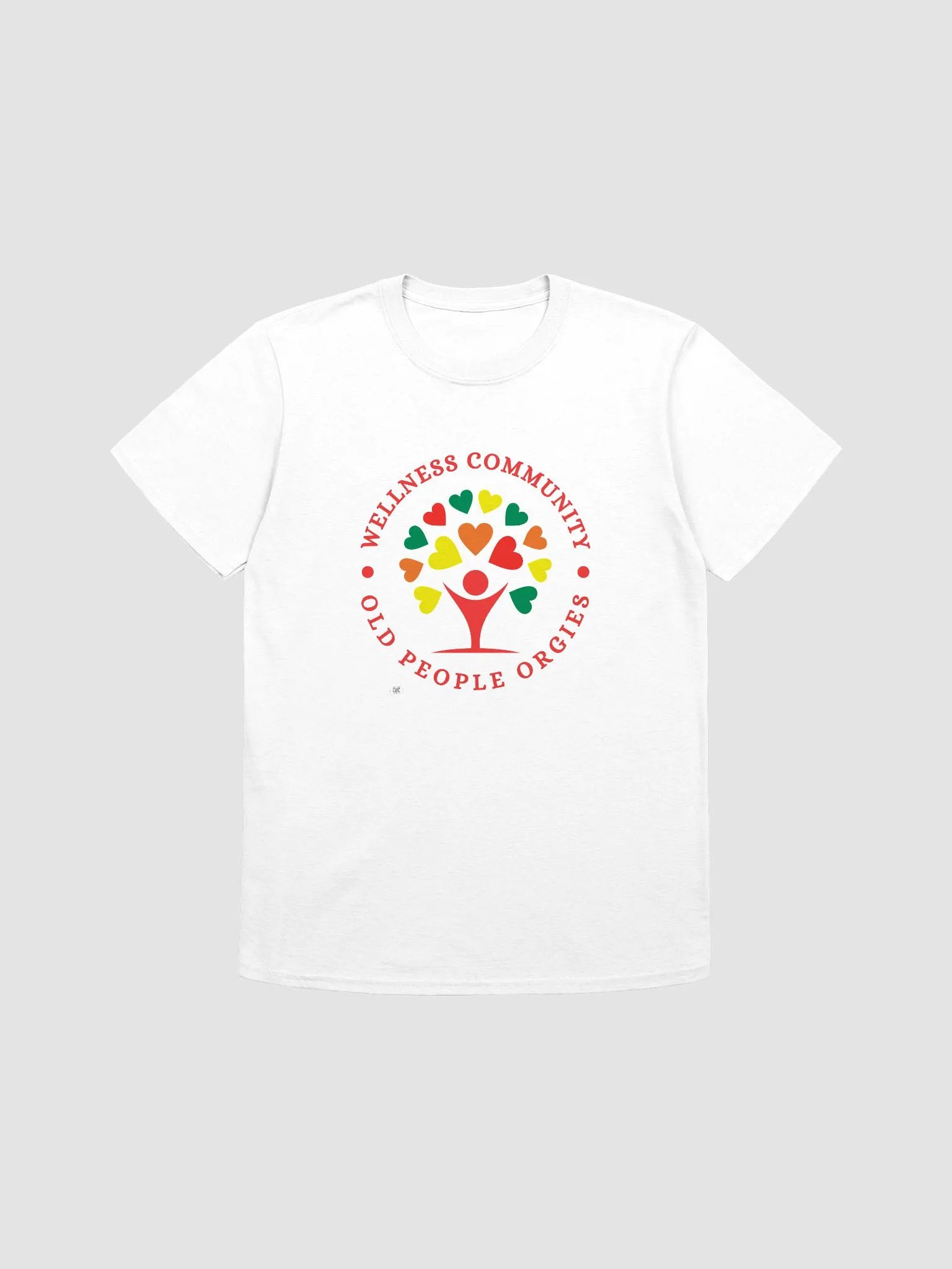 Wellness Community Graphic Tee – Bold, Ironic & Playfully Unexpected Streetwear product image (2)