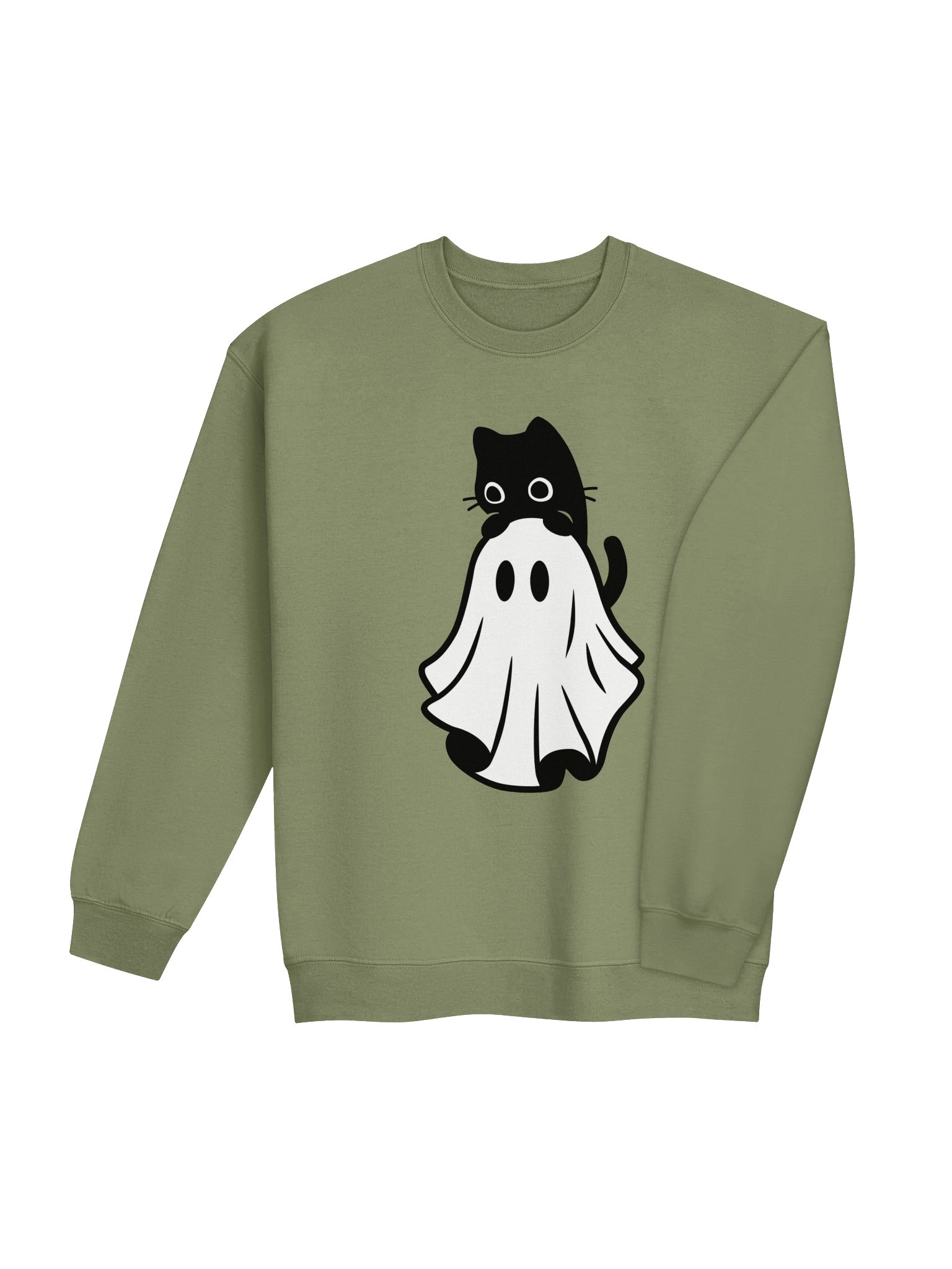 Spooky Ghost Crewneck Sweatshirt product image (24)