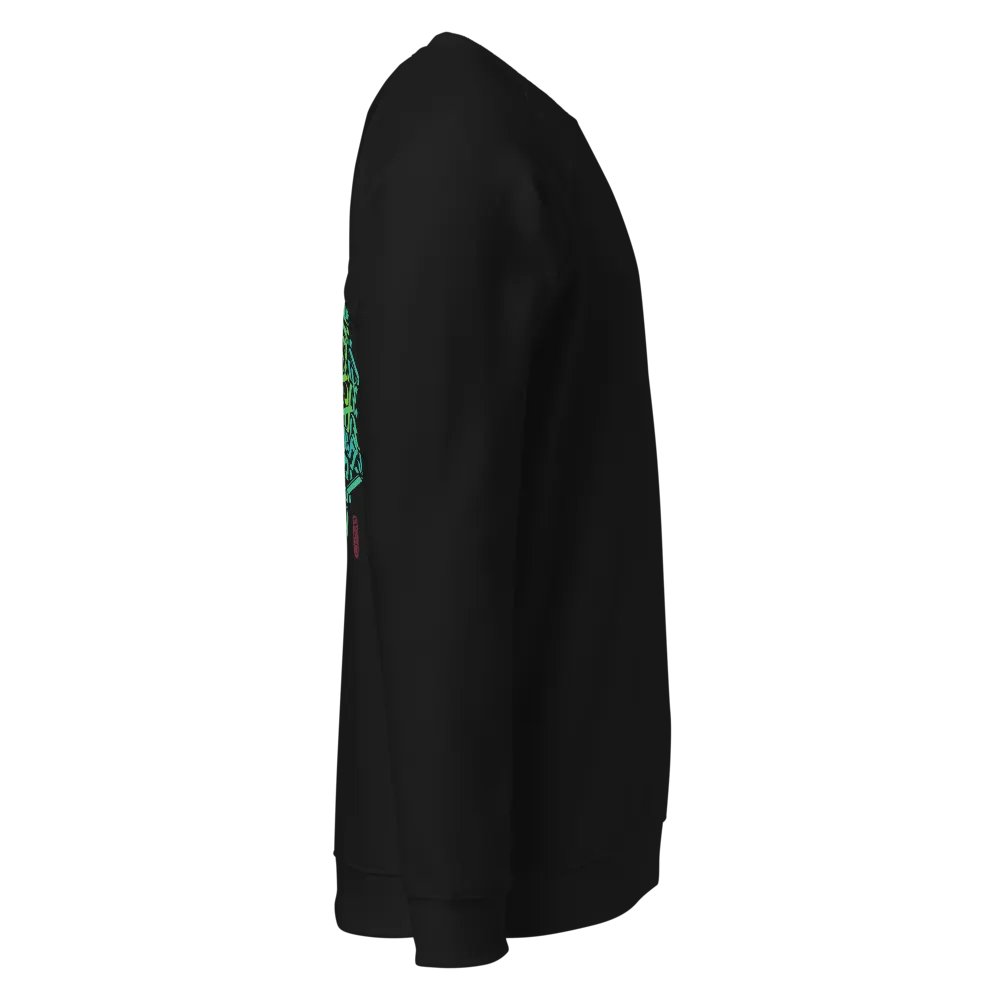 Eternal Wave Organic Raglan Sweatshirt product image (4)