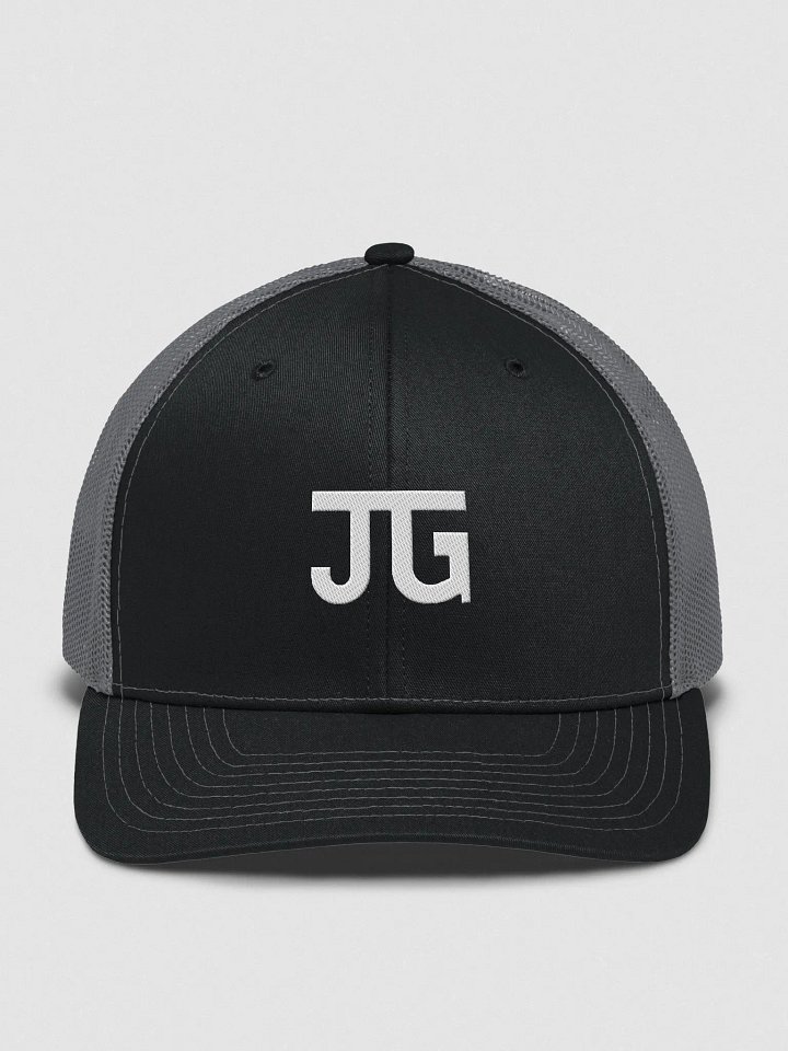 JtG Trucker Hat White Embroider product image (1)