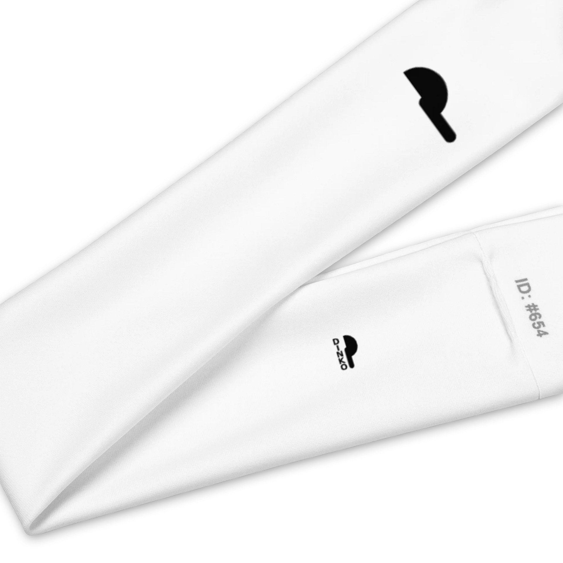 DINKO Core Performance Headband — White product image (3)
