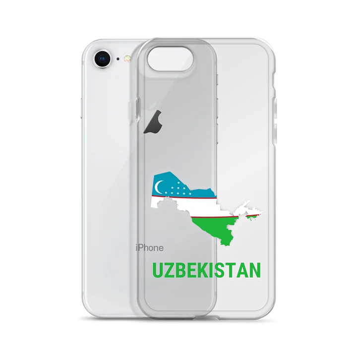 Uzbekistan 2026 World Cup Flag iPhone Tough Case - Uzbekistan Soccer Phone Cover - Dual Layer Protective Case product image (2)