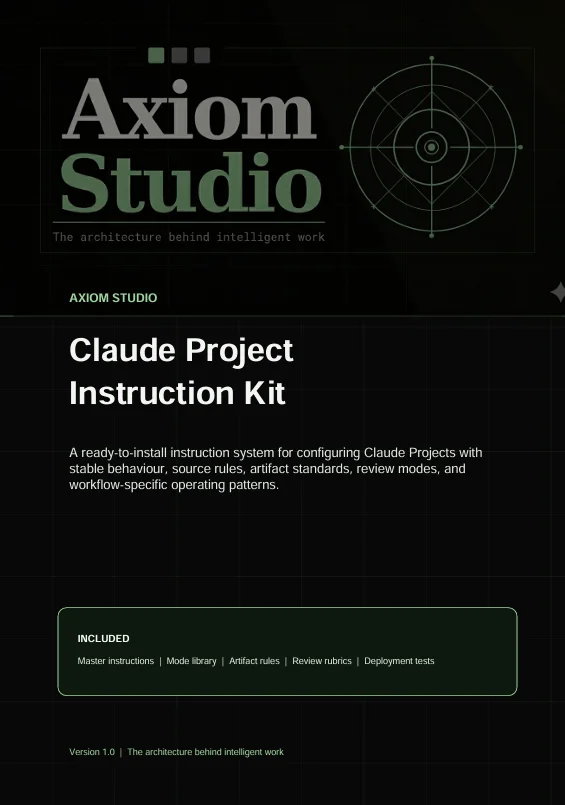 Axiom Claude Project Instruction Kit product image (3)