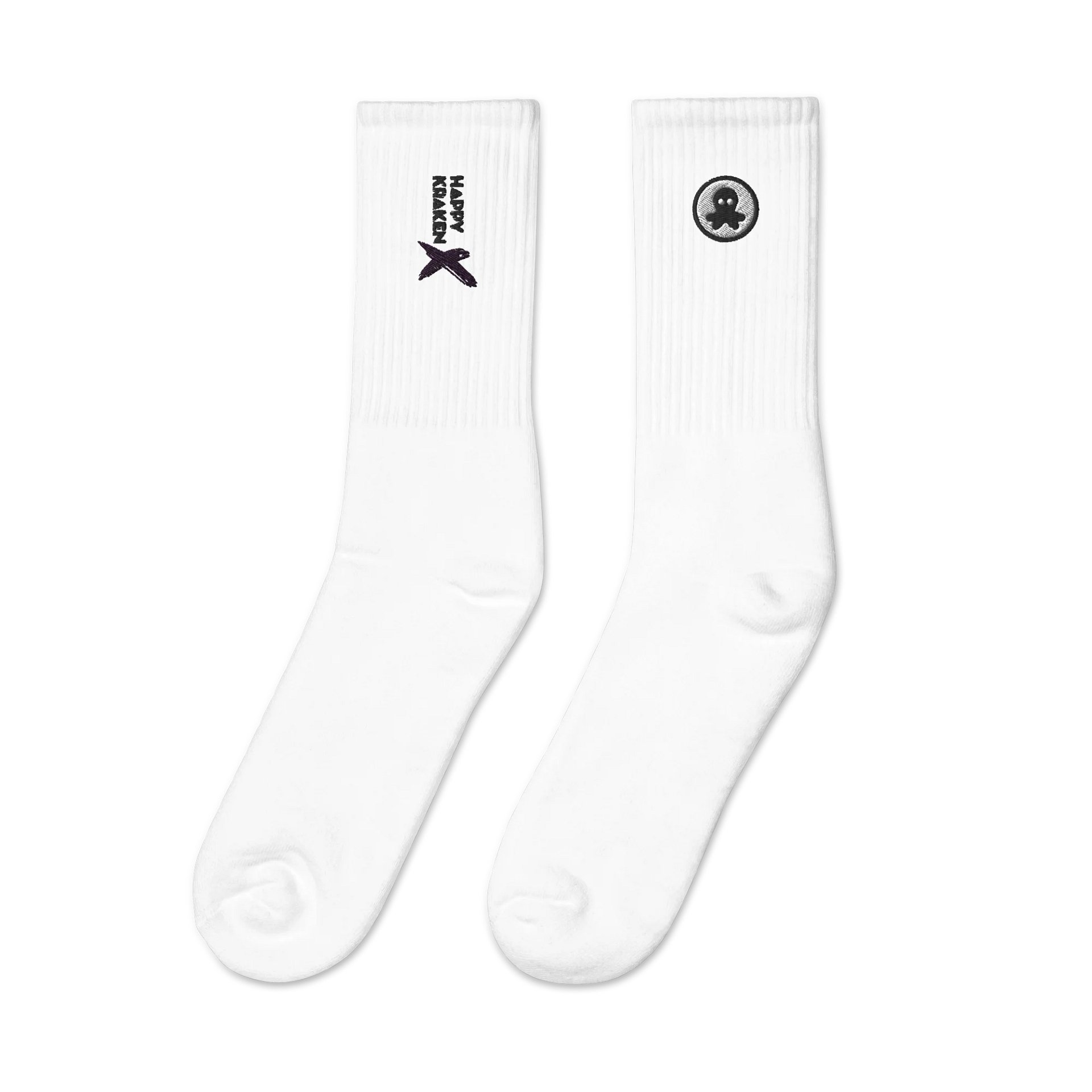 Kraken Logo Embroidered Socks product image (8)