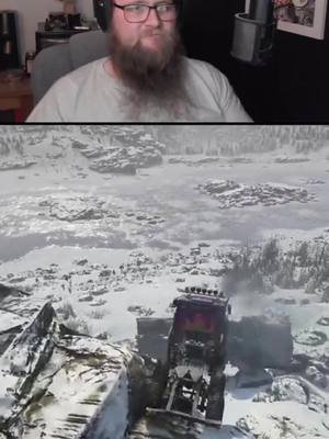 Tiny view attempting to help #funny #fail #snow #fyp #snowrunner @sqizzlar @beardedtiny
