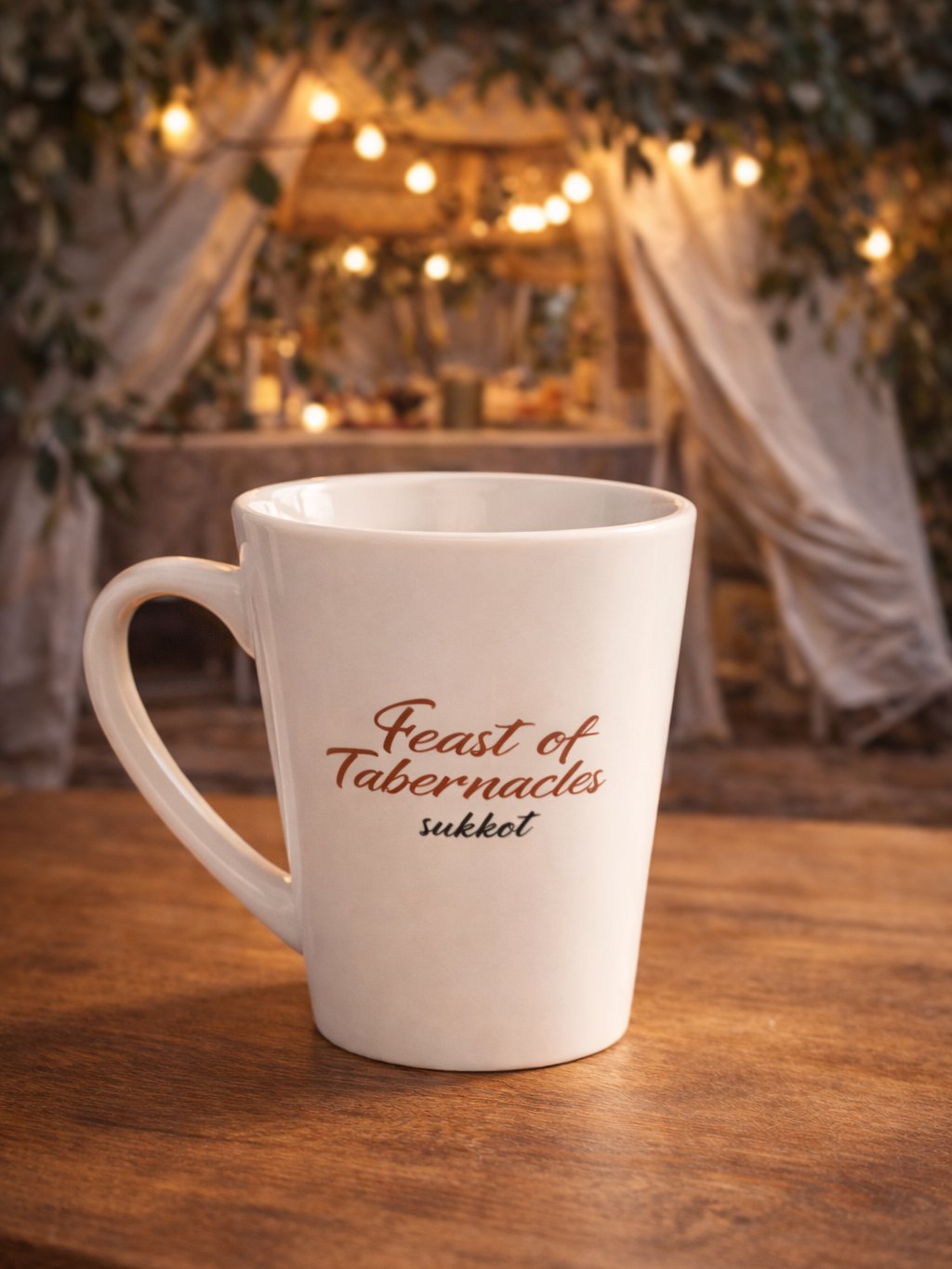 Feast of Tabernacles | Sukkot — Feast Days Latte Mug product image (1)