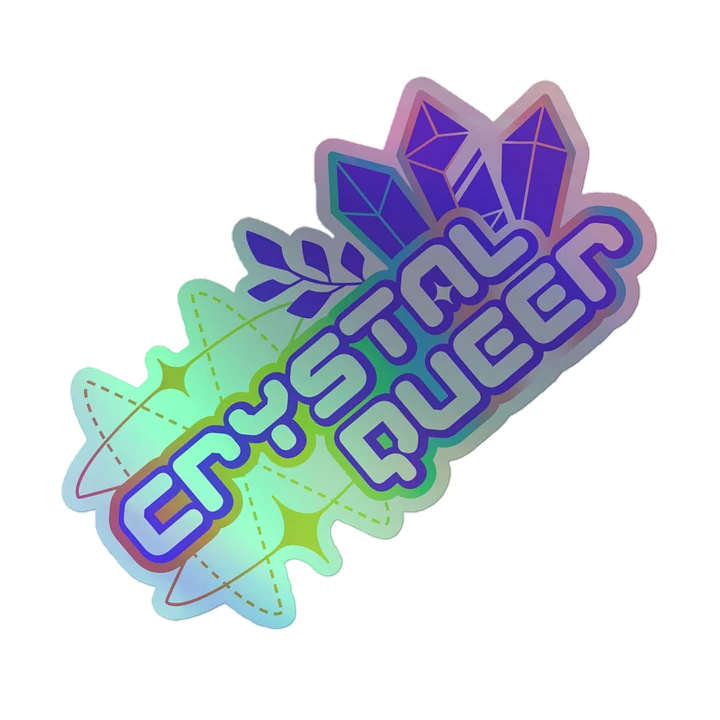 CRYSTAL QUEER HOLOGRAPHIC STICKER product image (1)