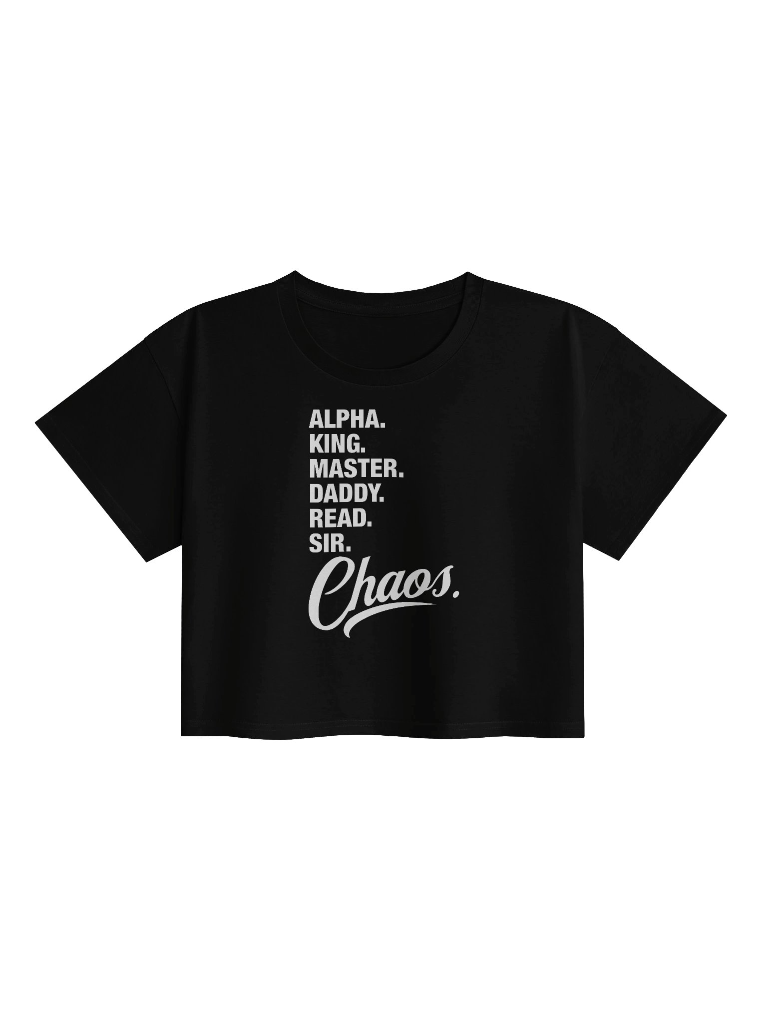 The Chaos Index: Himself Crop Top product image (1)
