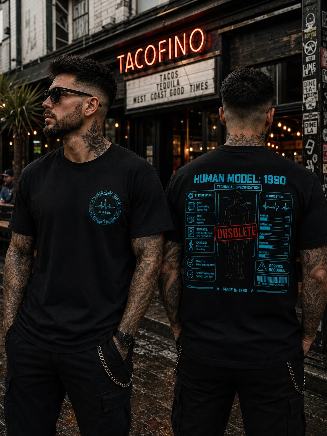 Human Model: 1990™ | Obsolete Since Birth | Funny Millennial Graphic Tee product image (1)