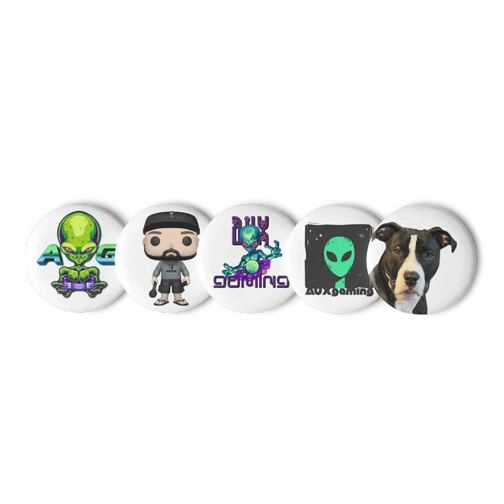 AUXgaming Alien Gamer Button Set product image (2)