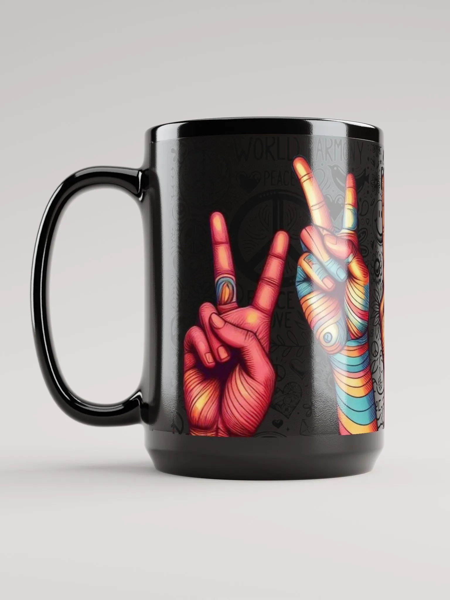 Harmony Mug, Black, 15 oz product image (6)
