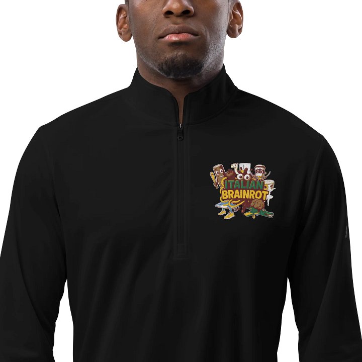 Adidas Lightweight Quarter-Zip Pullover Italian Brainrot product image (1)