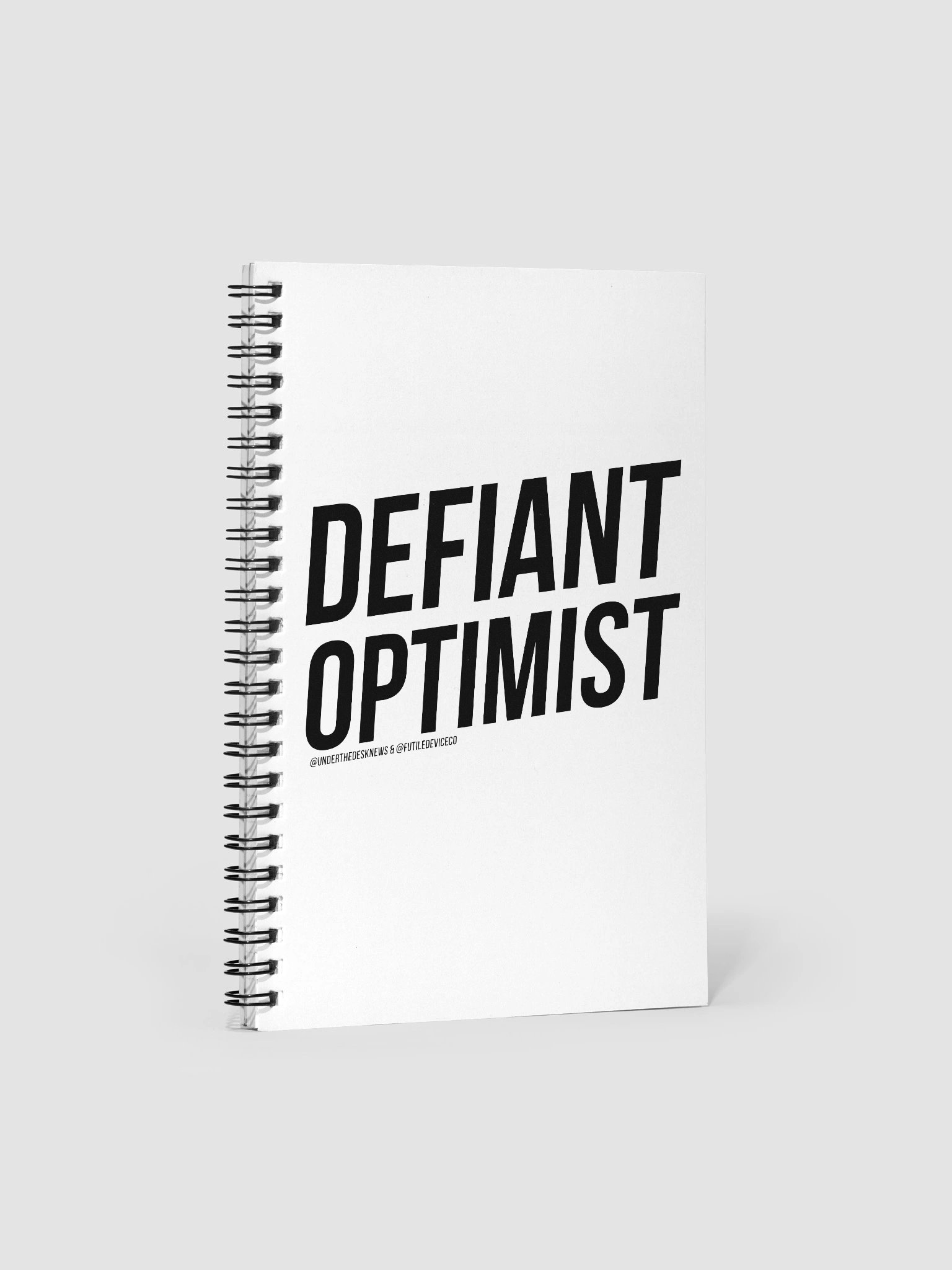 FUTILE DEVICE: DEFIANT OPTIMIST (NOTEBOOK) product image (1)