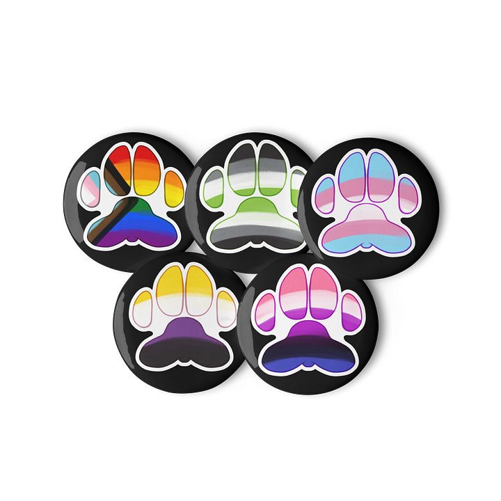 Pride Paw Pins - Set 1 product image (3)