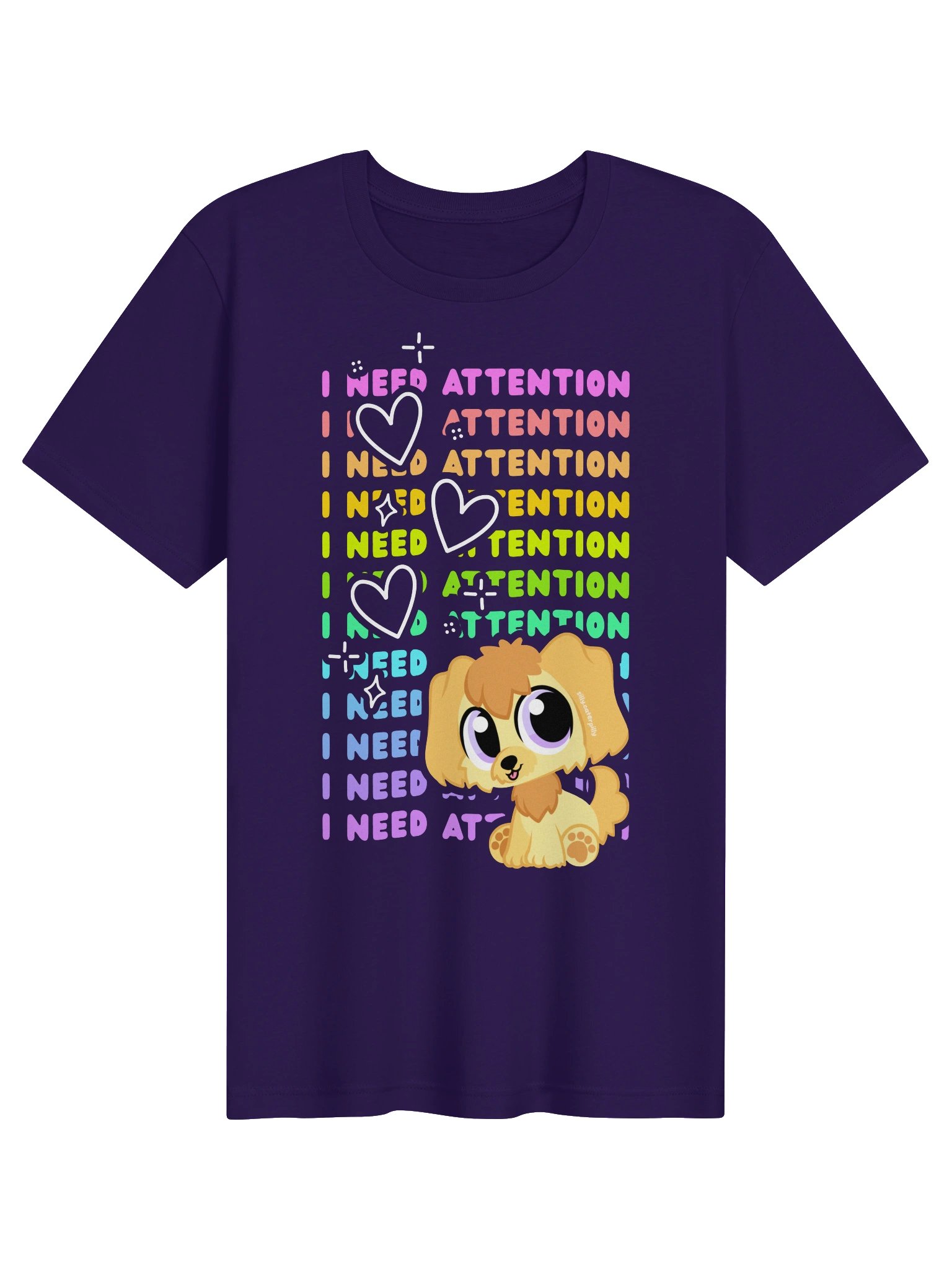 I NEED ATTENTION Tee product image (1)