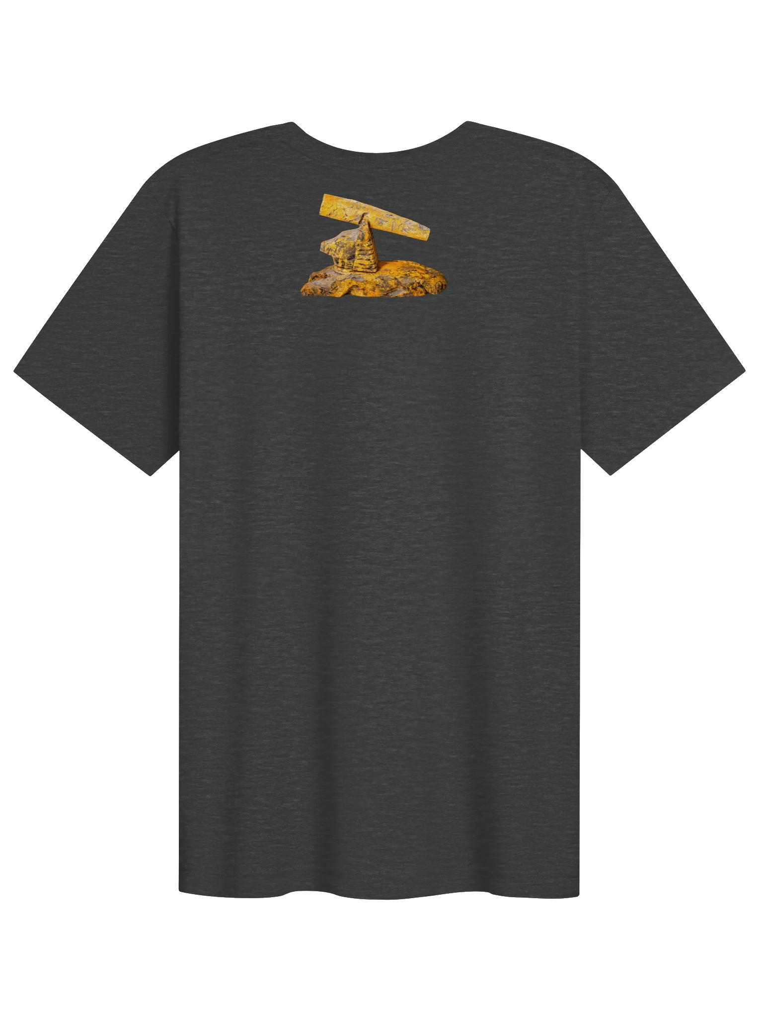 Fluorite Paracas Skul Heather Grey T-Shirt product image (2)