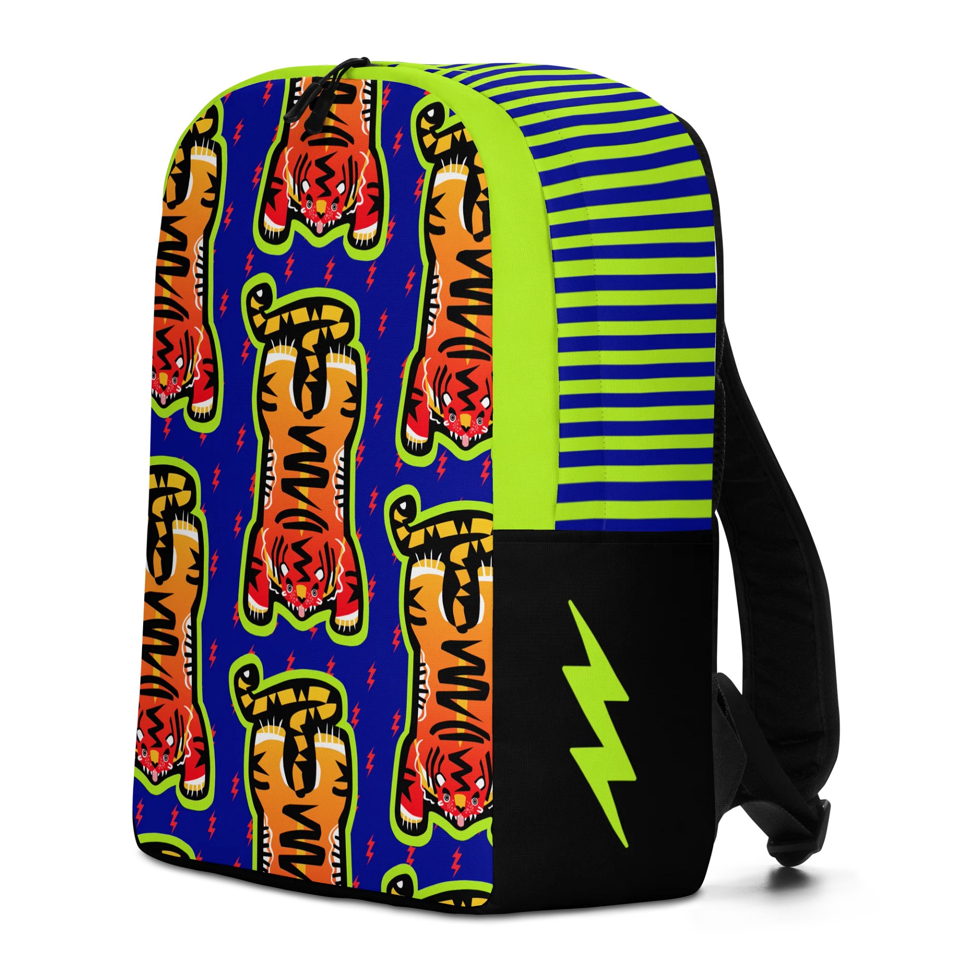 Lime & Blue Tiger Backpack product image (2)