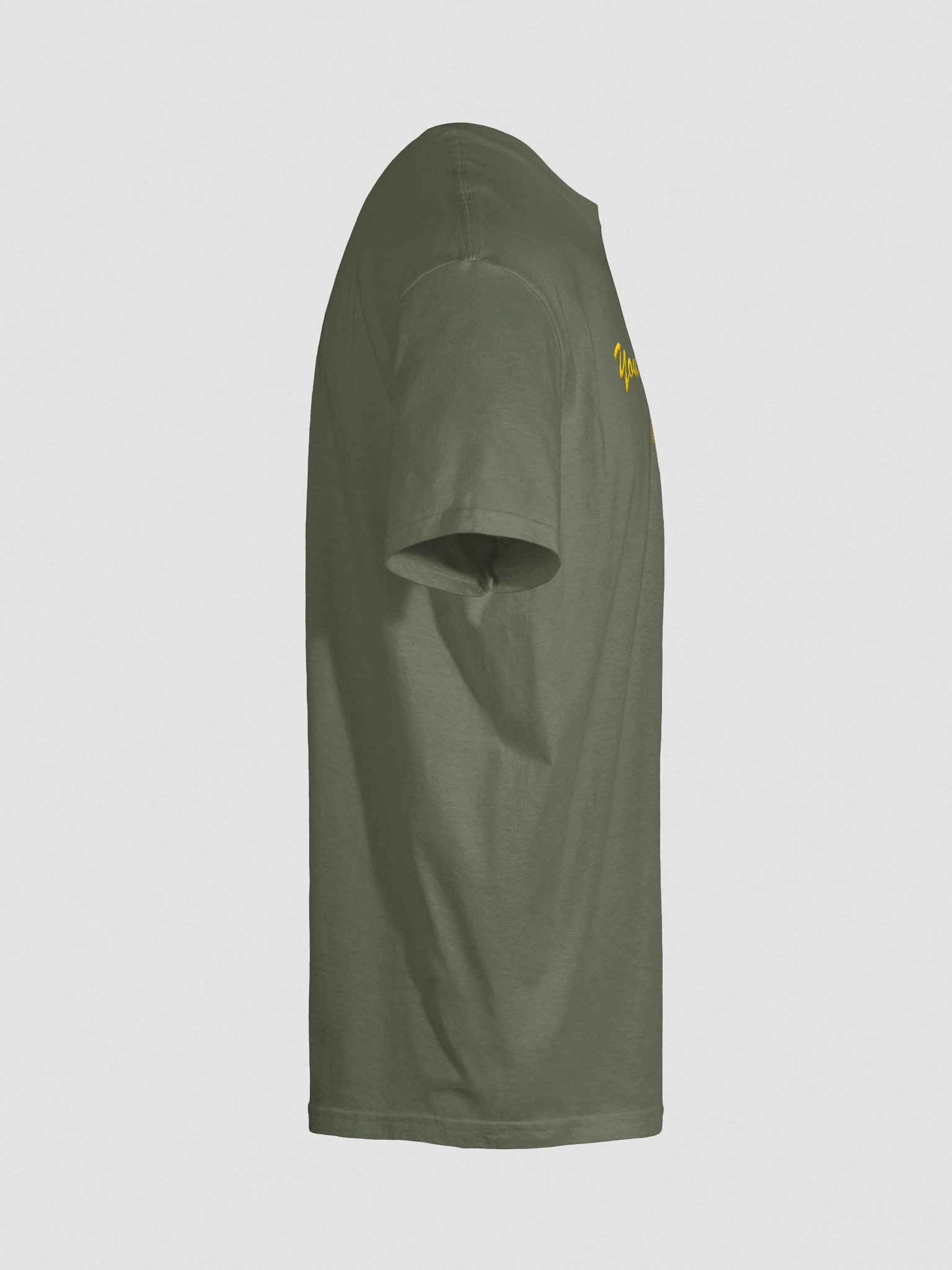 'You know the drill!' Embroidered Emblem Unisex T-Shirt (Military Green) product image (10)