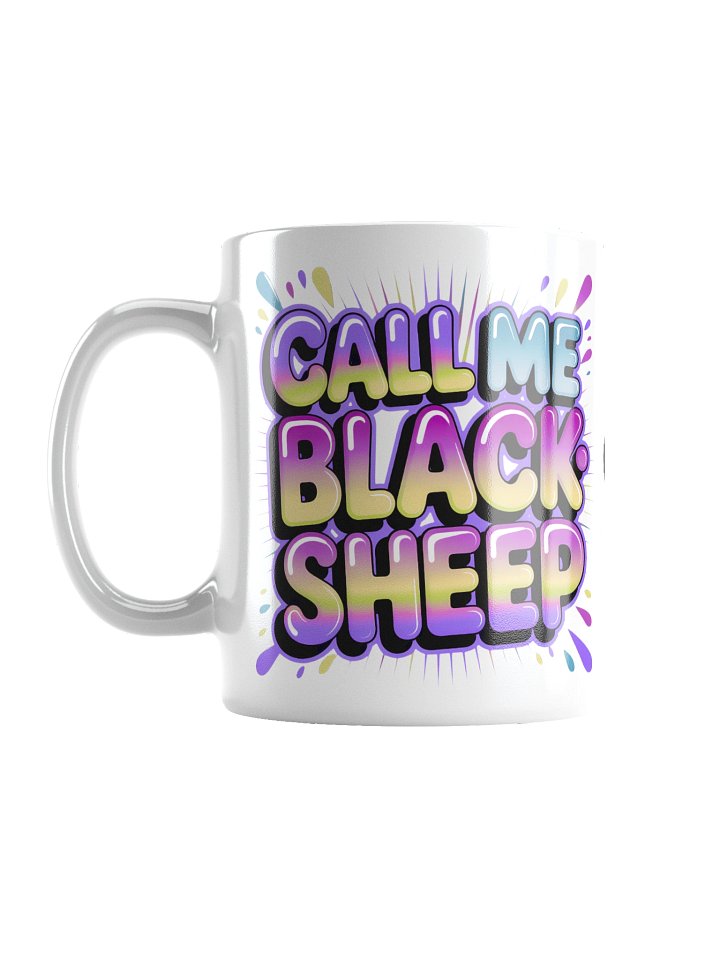 Dreamy CallMeBlackSheep White Glossy Mug product image (3)