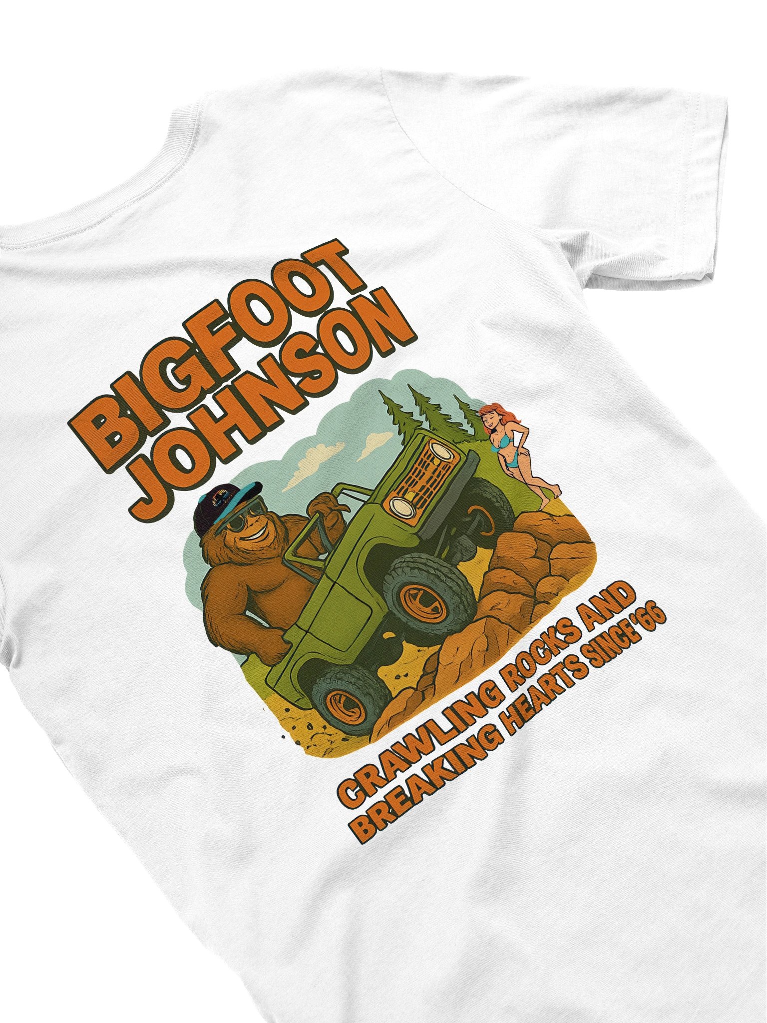 Bigfoot Johnson Breaking Hearts Tee (White) product image (4)