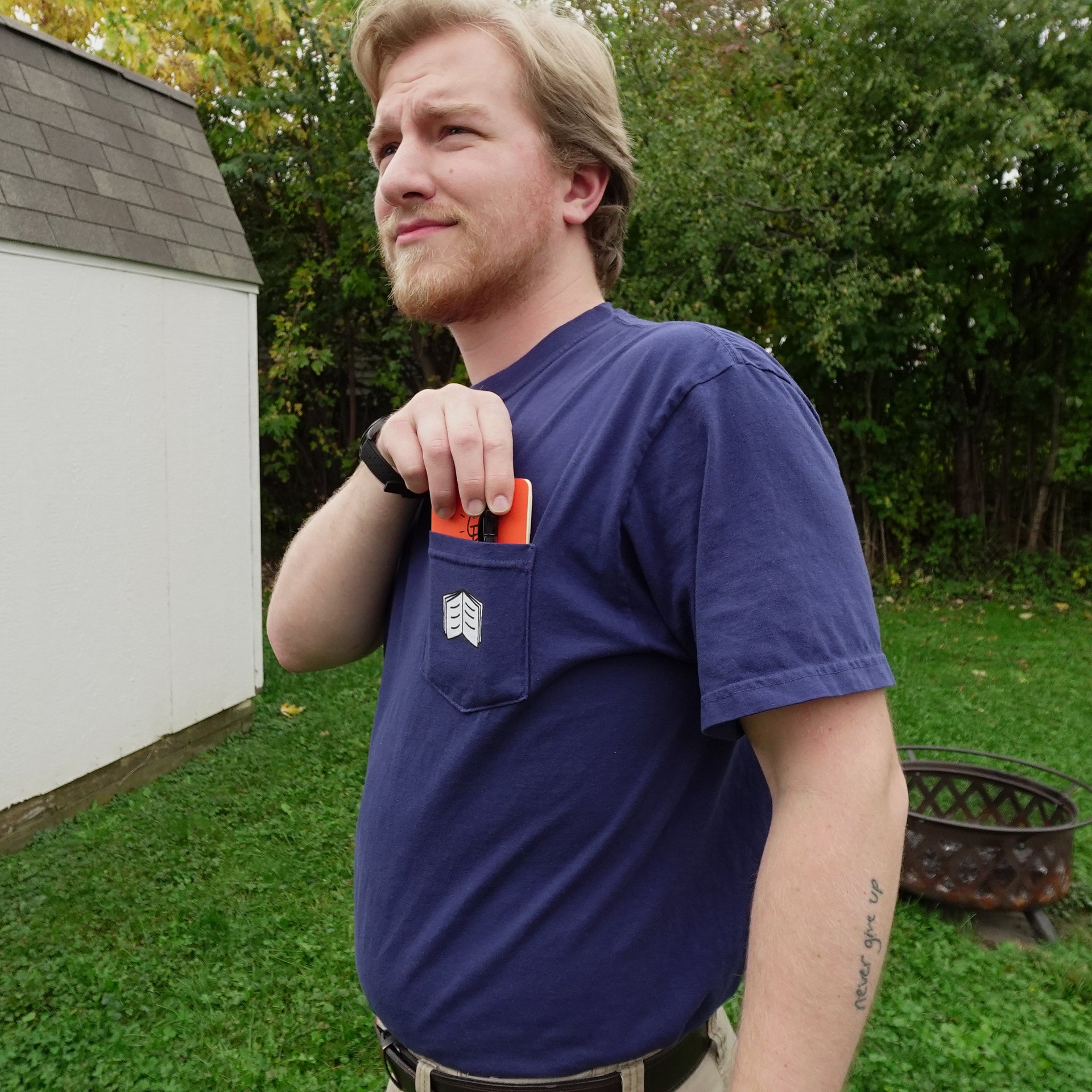 Use A Notebook Pocket Tee! product image (6)