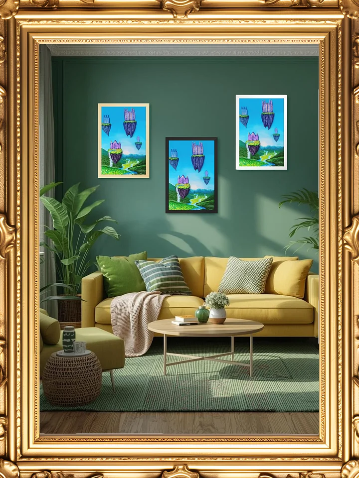 Fantasy World Framed Print product image (4)