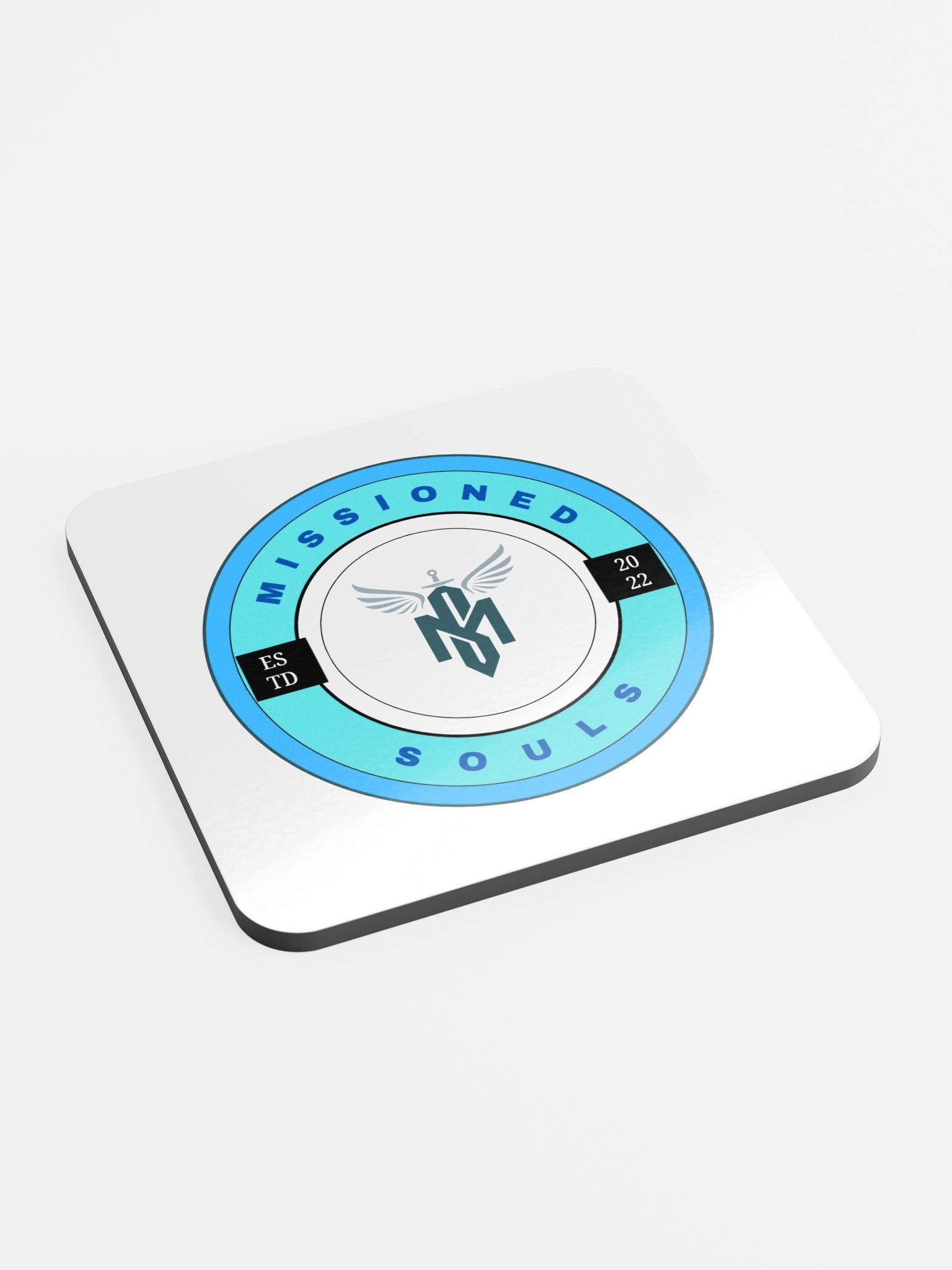Missioned Souls Emblem Glossy Cork Coaster product image (2)