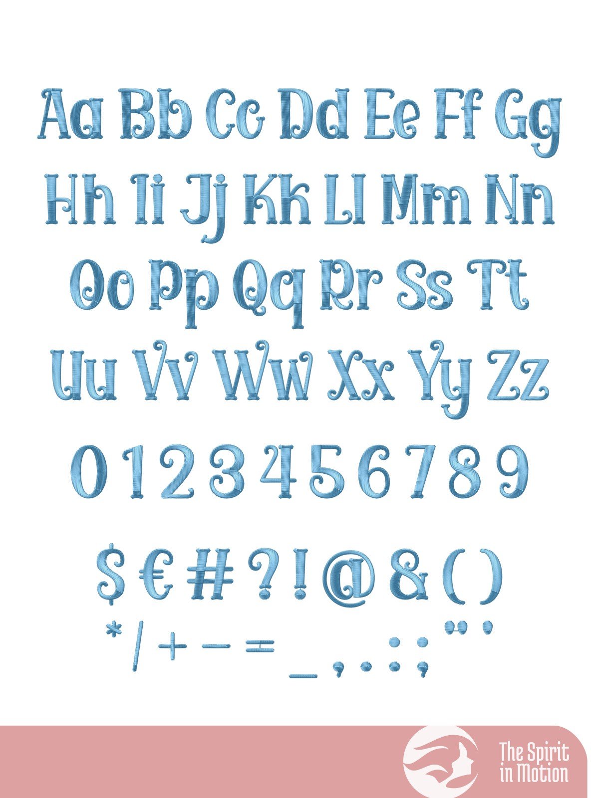 Candy Land Embroidery Font product image (2)