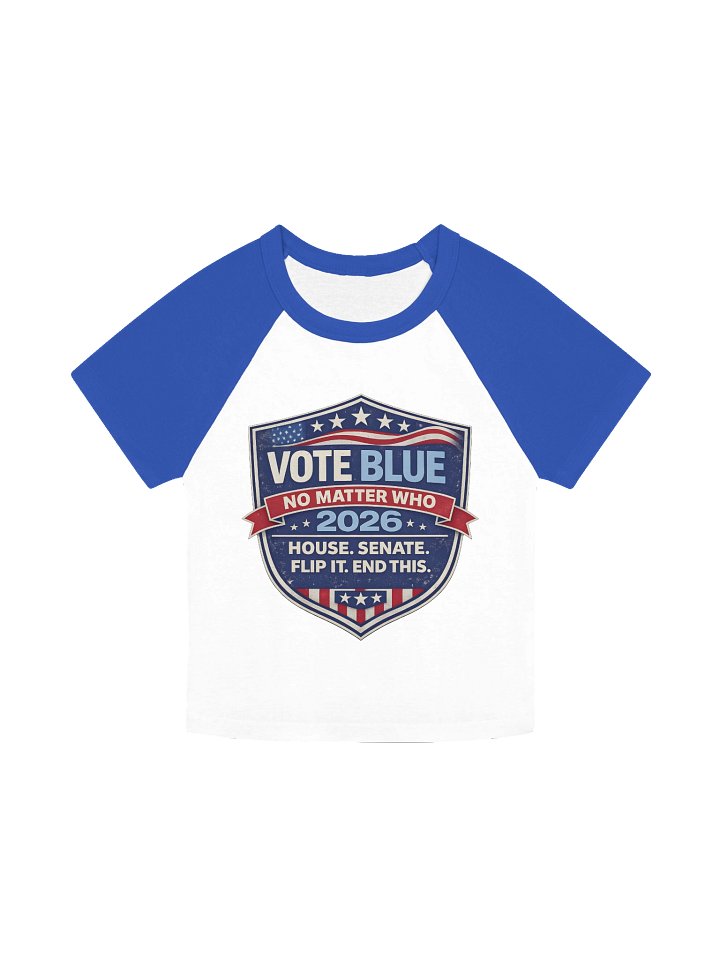 Vote Blue 2026 Baby Tee product image (1)