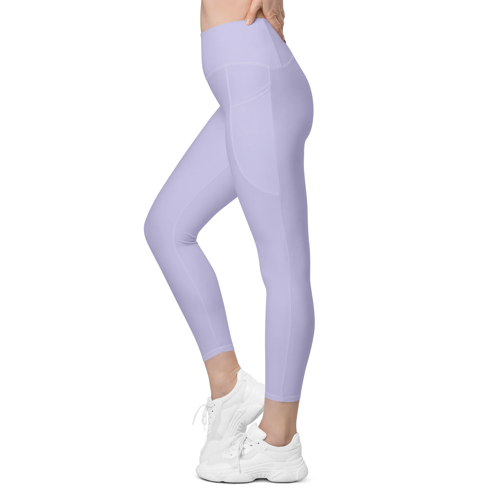 Light Purple Leggings with Pockets product image (5)