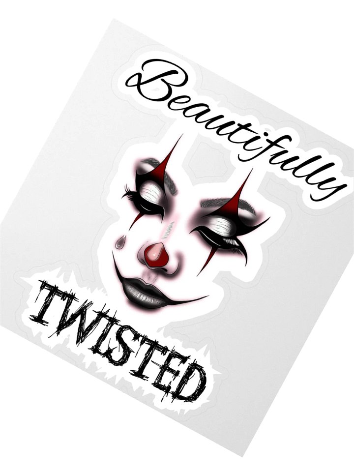 Beautifully Twisted Kiss-Cut Stickers - With Words product image (4)