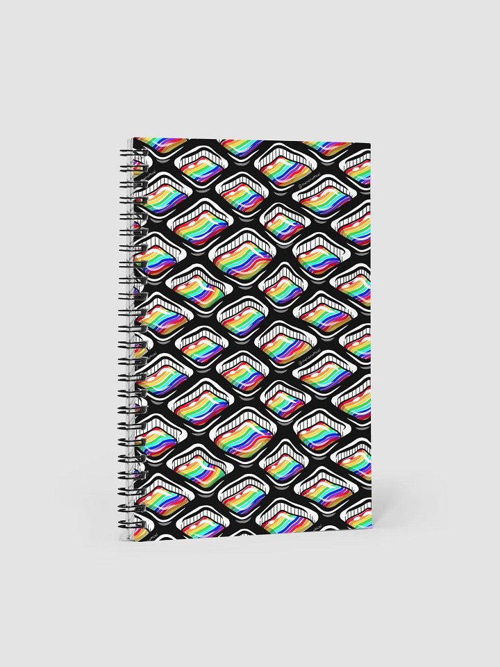 Rainbow Squares Spiral Notebook product image (2)