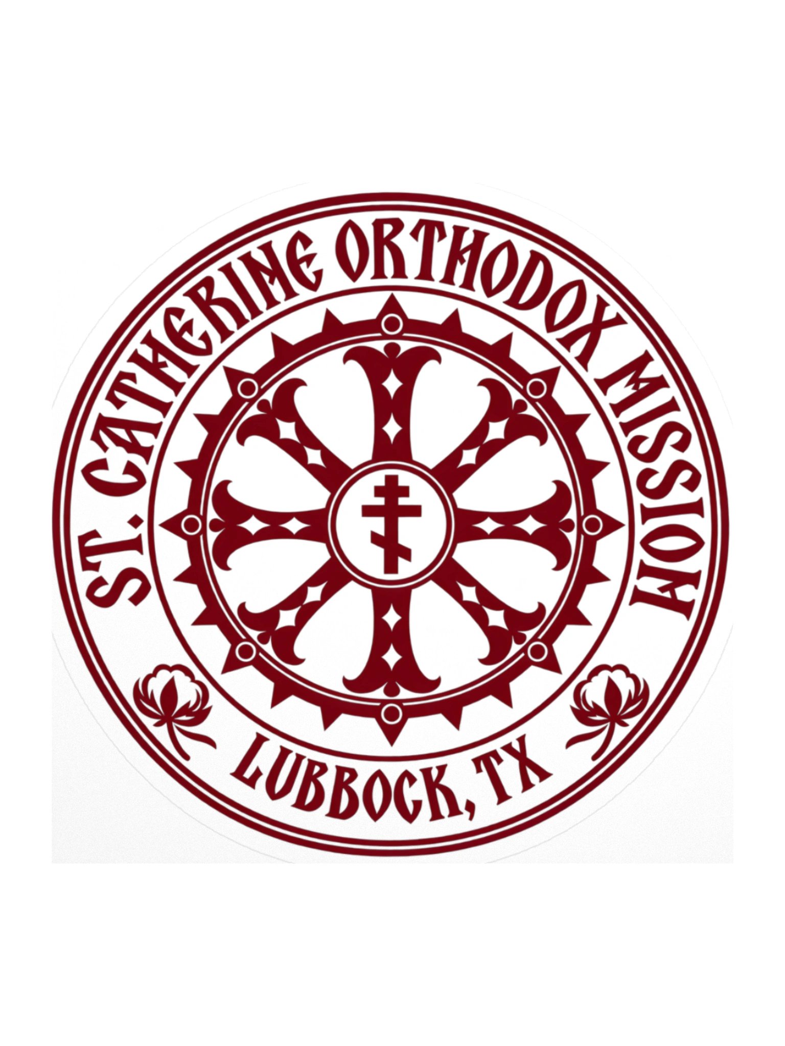 St. Catherine Orthodox Mission — Heritage Seal Sticker product image (2)