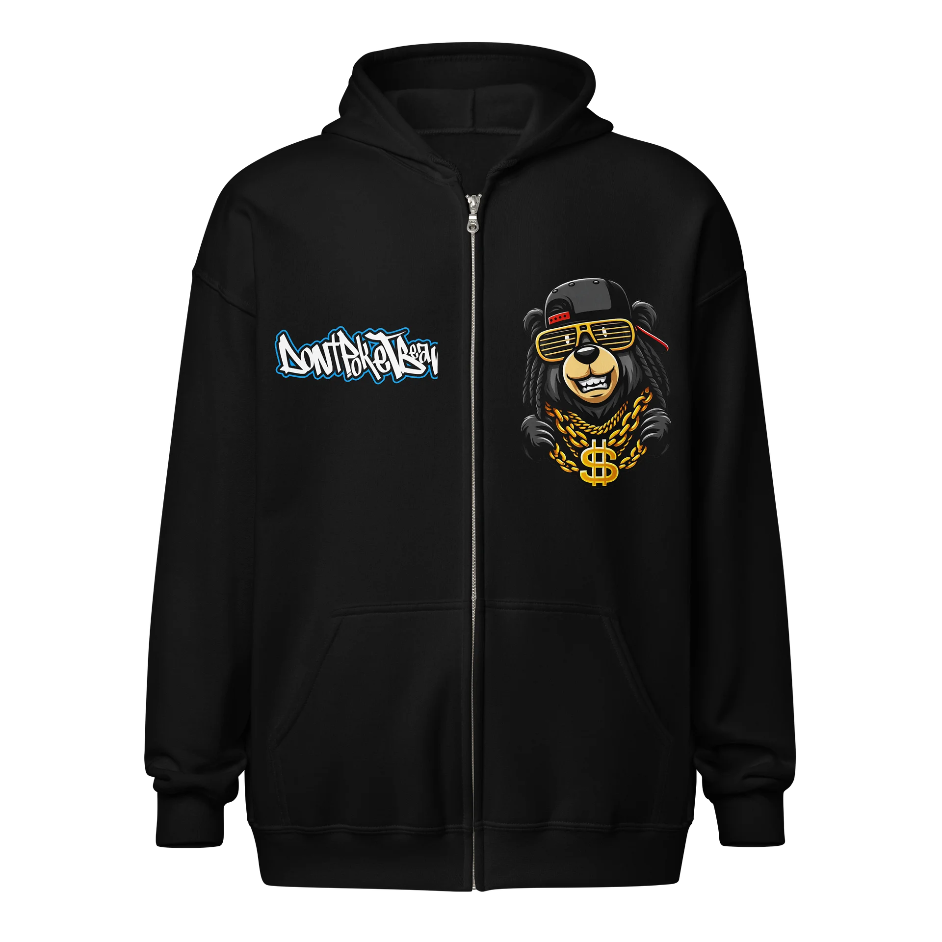 DontPokeTBear Zip Hoodie product image (1)