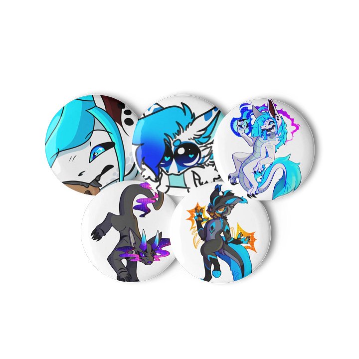 The Chaos Noodie Pin Buttons product image (3)
