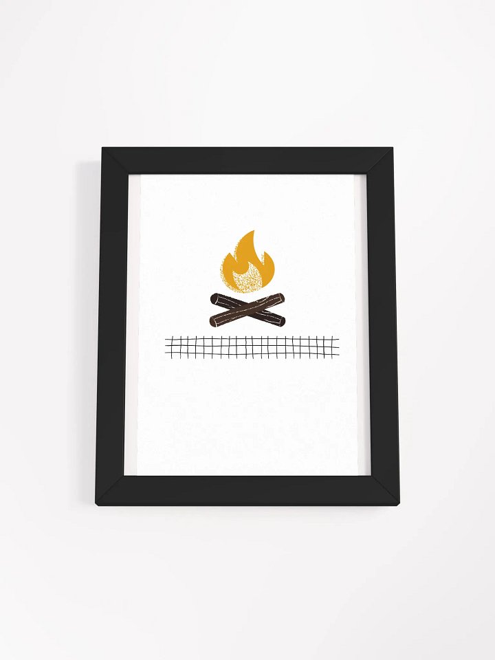 Radiant Campfire Framed Matte Poster product image (22)
