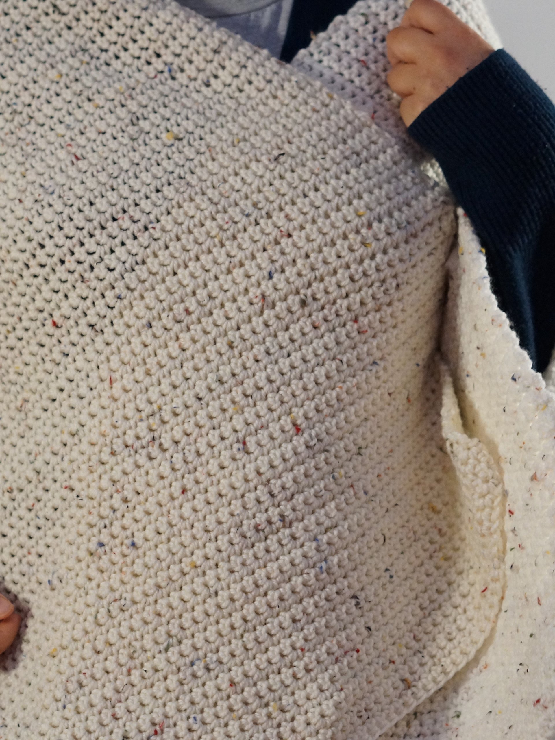 Single crochet rectangular shawl crochet pattern product image (4)