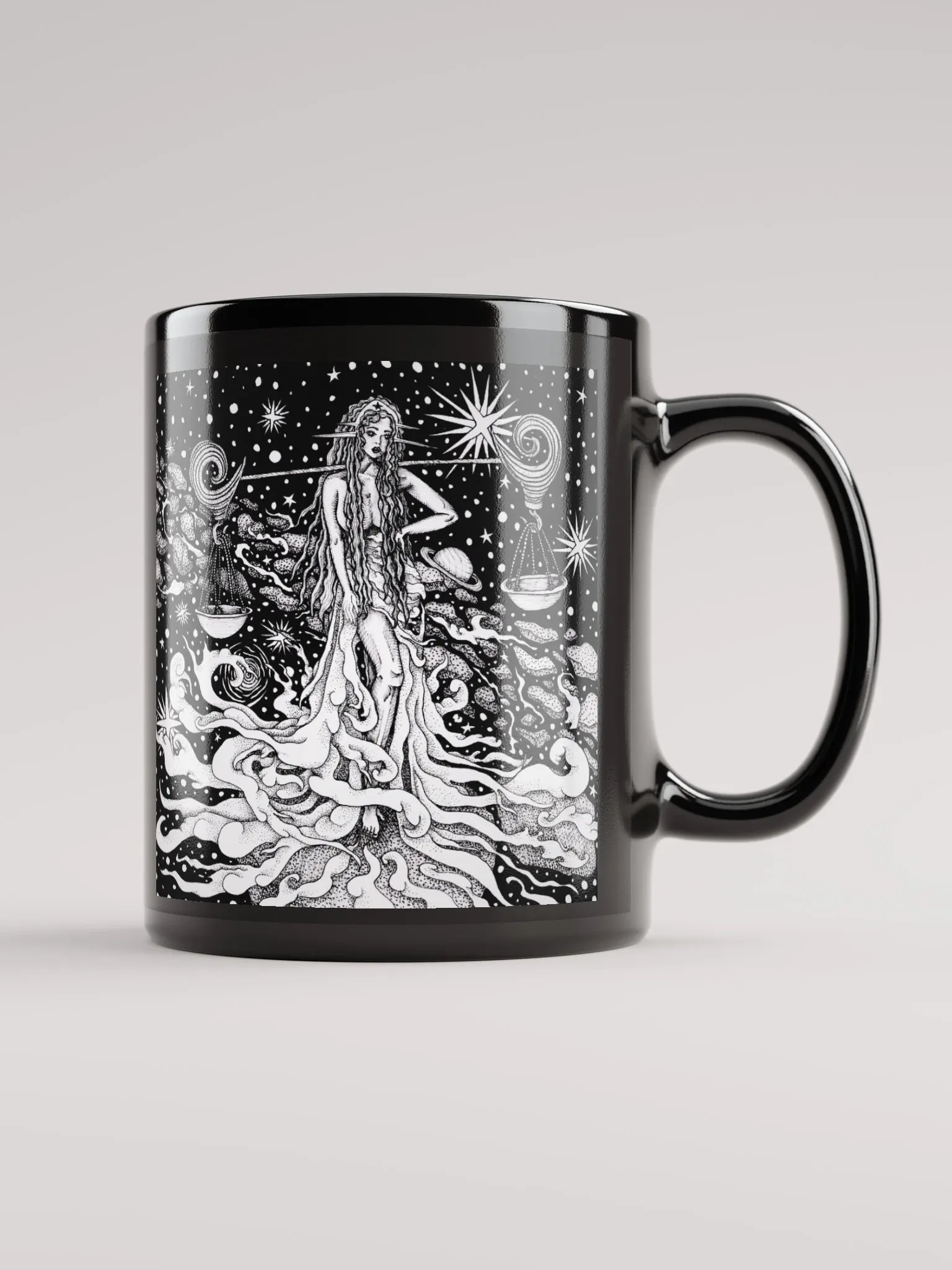Libra Zodiac, Black Mug product image (1)