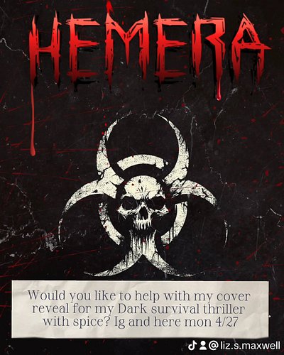 The cover reveal is coming… and i want YOU there !!!

I’m officially dropping HEMERA — a dark survival thriller with spice (t...
