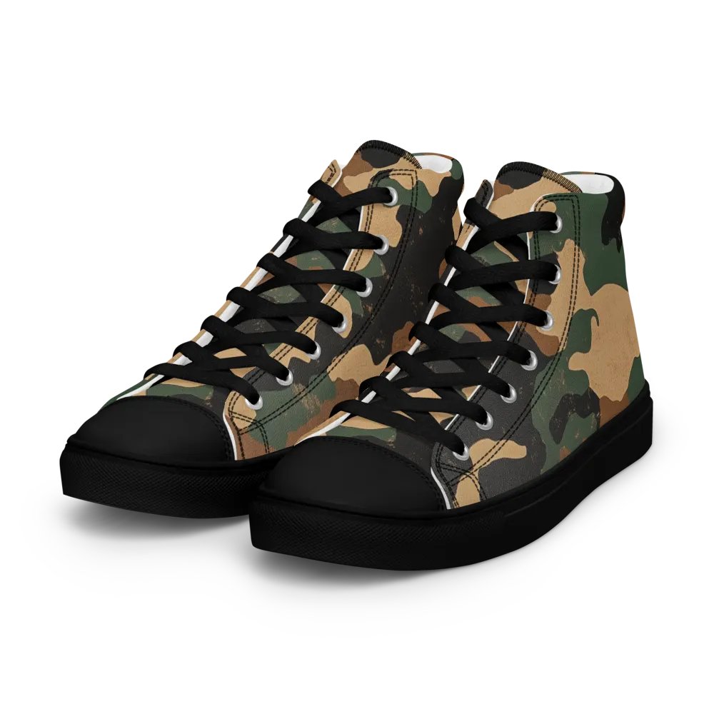 Retro Camo Women's High Tops product image (7)