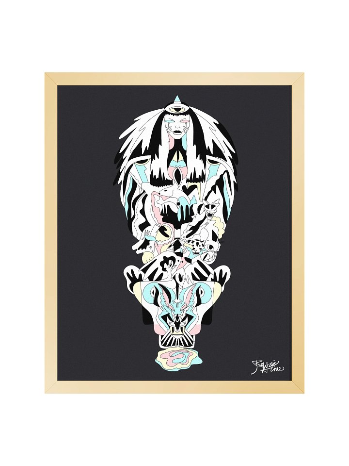 Framed Poster Wall Art: The Goddess of Balance product image (1)