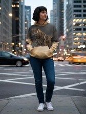 Leopard Mentality™ Rain Leopard All-Over Print Streetwear Hoodie product image (6)
