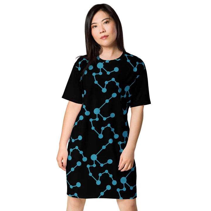 Interconnected Blue Aquarius T-Shirt Dress product image (1)
