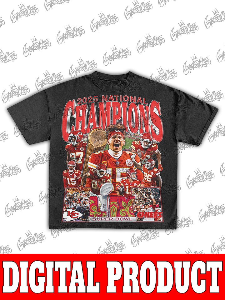 Kansas City Chiefs Patrick Mahomes Travis Kelce Three-Peat LIX Vintage Bootleg Graphic product image (1)
