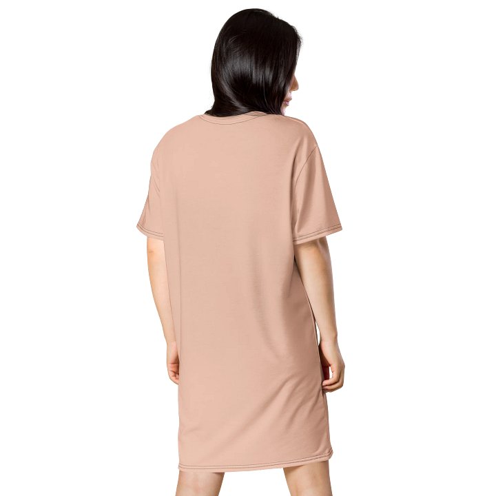 Zinnwaldite Oversized T-Shirt Dress | Stretchy Fabric | Casual or Formal Style | Sizes 2XS-6XL | Exclusive Design product image (2)