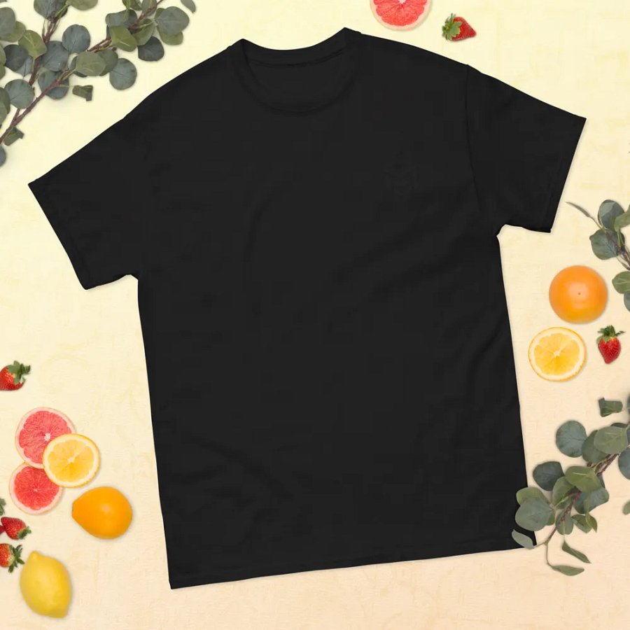 MathManEU Logo T-Shirt - Embroidered (Black) product image (13)