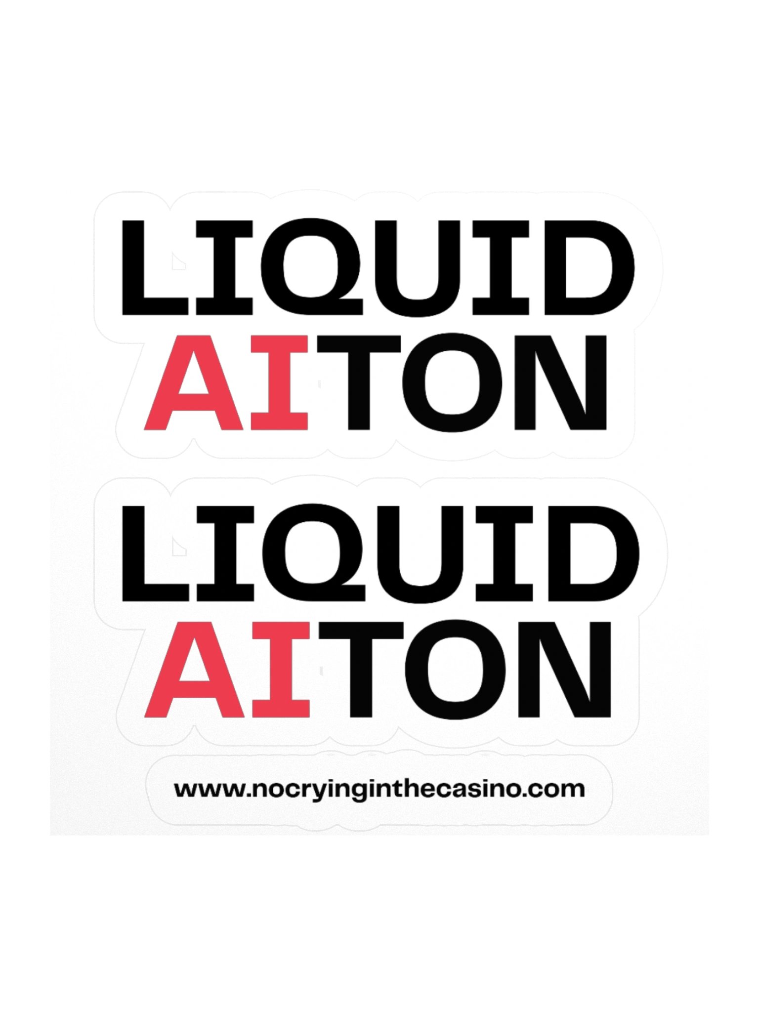 LIQUID-AI-TON Die-Cut Vinyl Sticker product image (1)