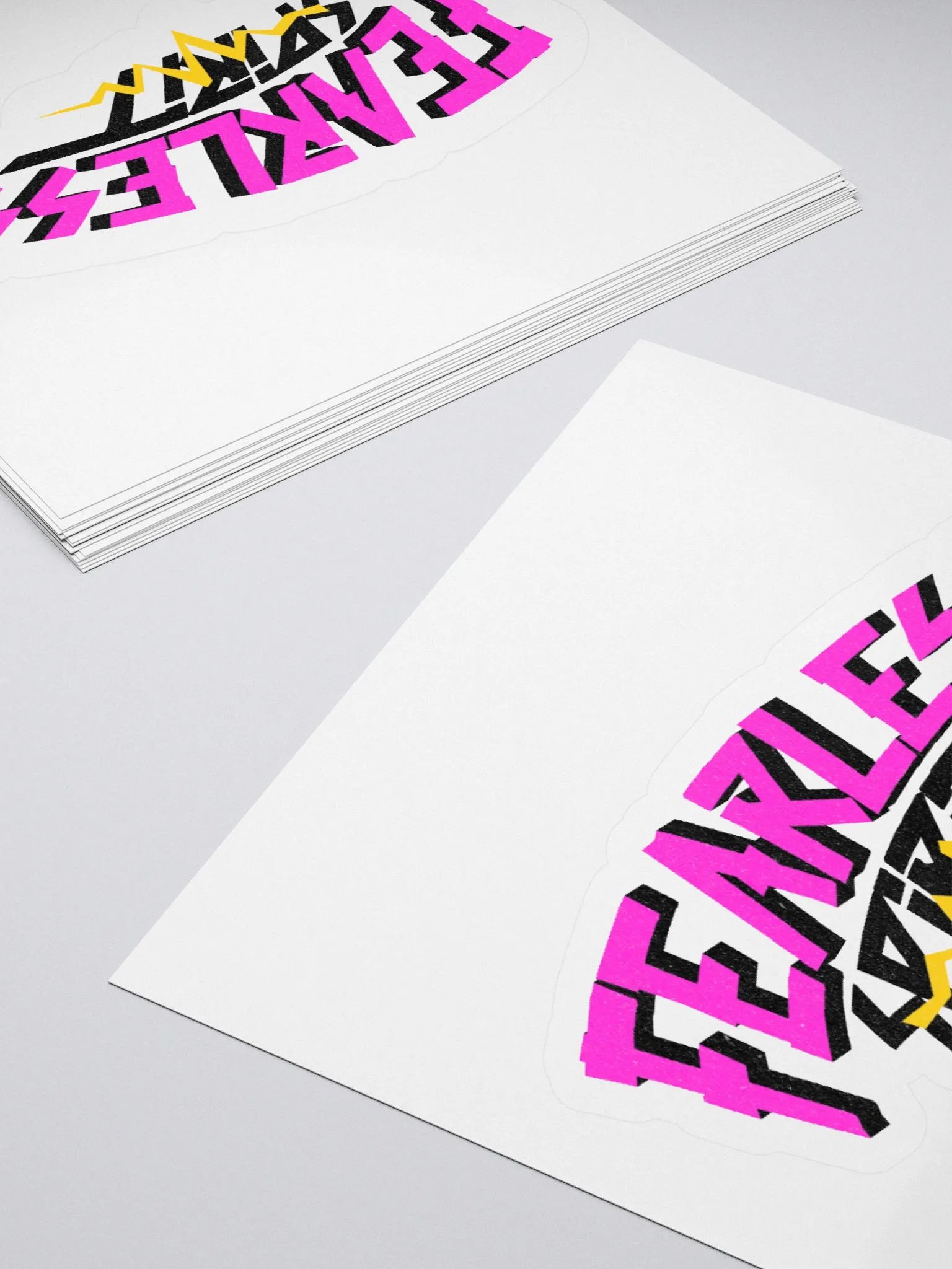 Fearless - Colorful Retro Gaming Sticker product image (2)