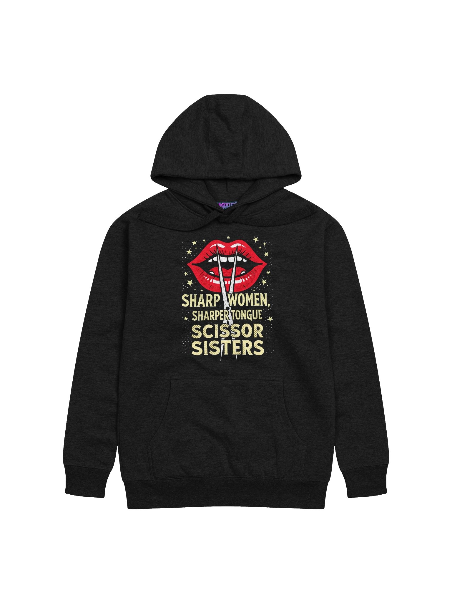 “Sharp Women, Sharper Tongue” Hoodie ✂️ | Scissor Sisters | Cotton Heritage Unisex Premium Hoodie product image (1)